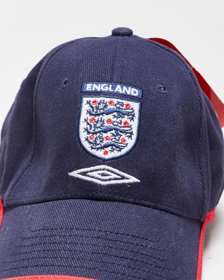 DSWT Vintage Y2K 2004 Umbro England Football Baseball Cap - OS