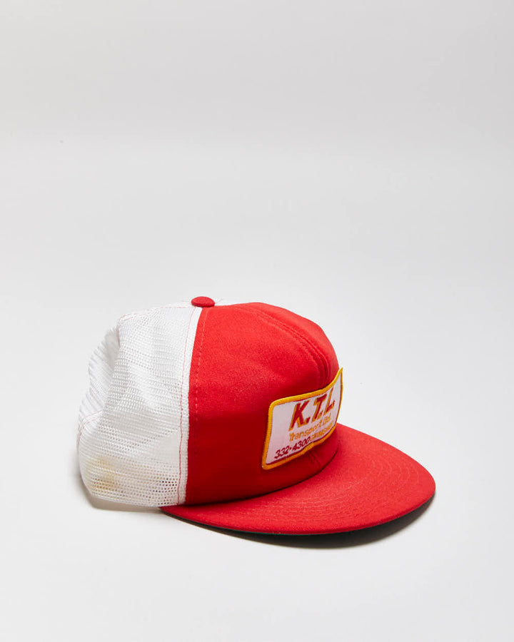 Vintage 1970s K.T.L Transport Snapback Trucker Cap - OS