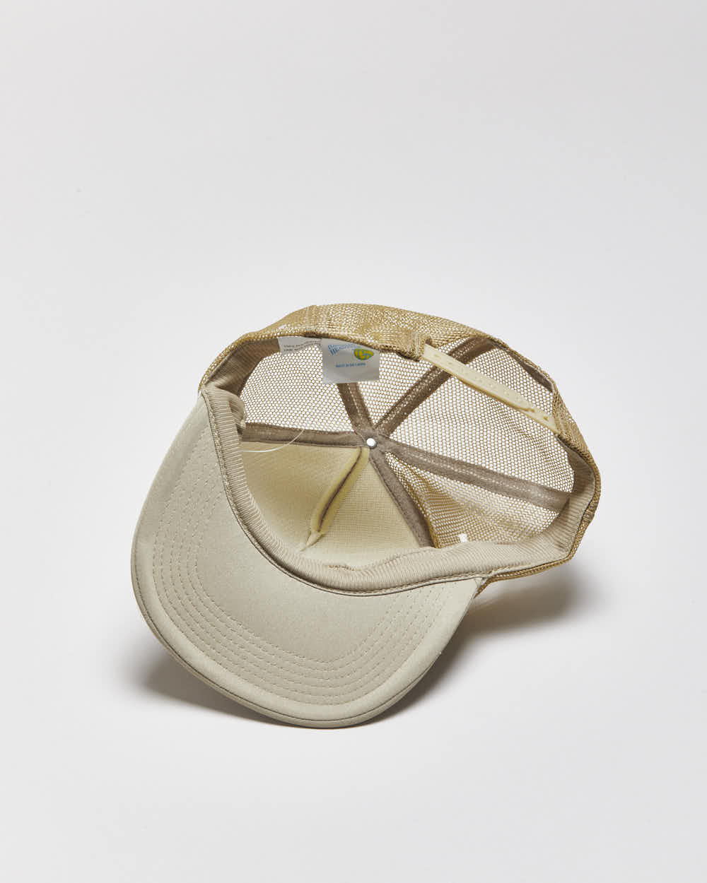 Vintage 1980s Hawaii Khaki Snapback Trucker Cap - OS