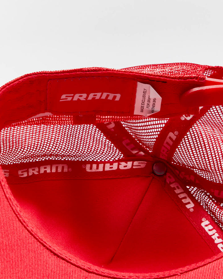 Vintage Y2K 00s Sram Racing Snapback Trucker Cap - OS