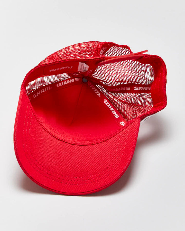 Vintage Y2K 00s Sram Racing Snapback Trucker Cap - OS