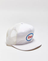 Vintage 1980s AJM Esso Snapback Trucker Cap - OS