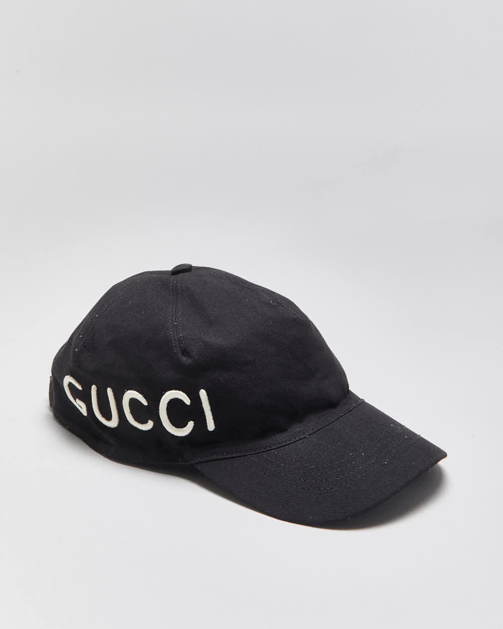 SS2015 Gucci Embroidered Canvas 'Loved' Velcro Baseball Cap - XL