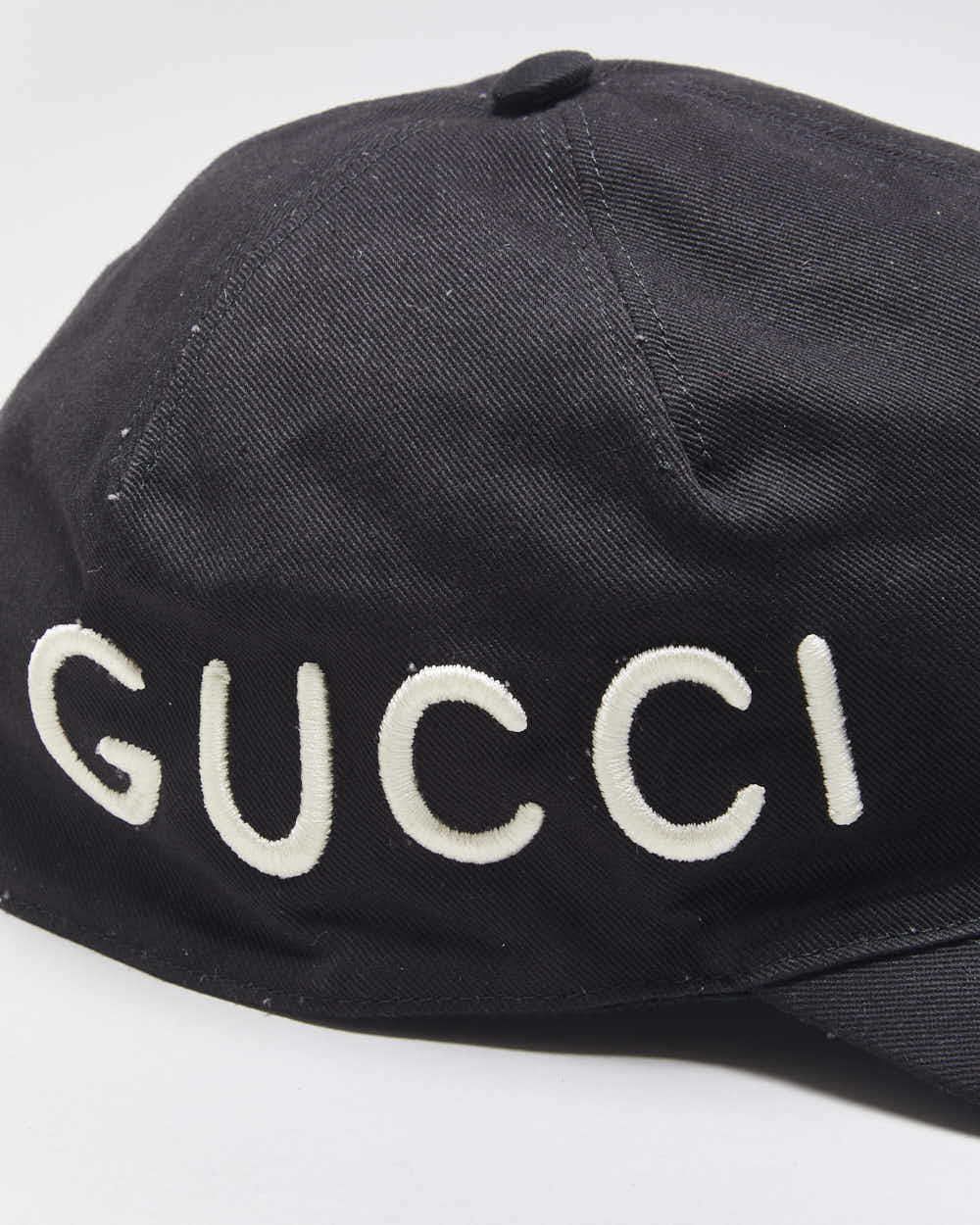 SS2015 Gucci Embroidered Canvas 'Loved' Velcro Baseball Cap - XL