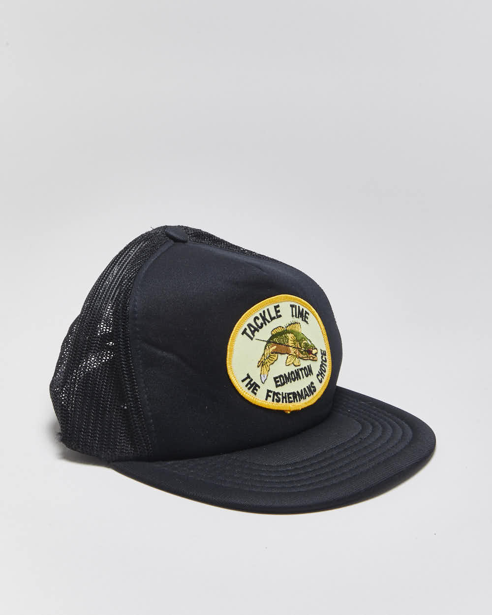 Vintage 1980s Tackle Time Fishermans Trucker Cap - OS