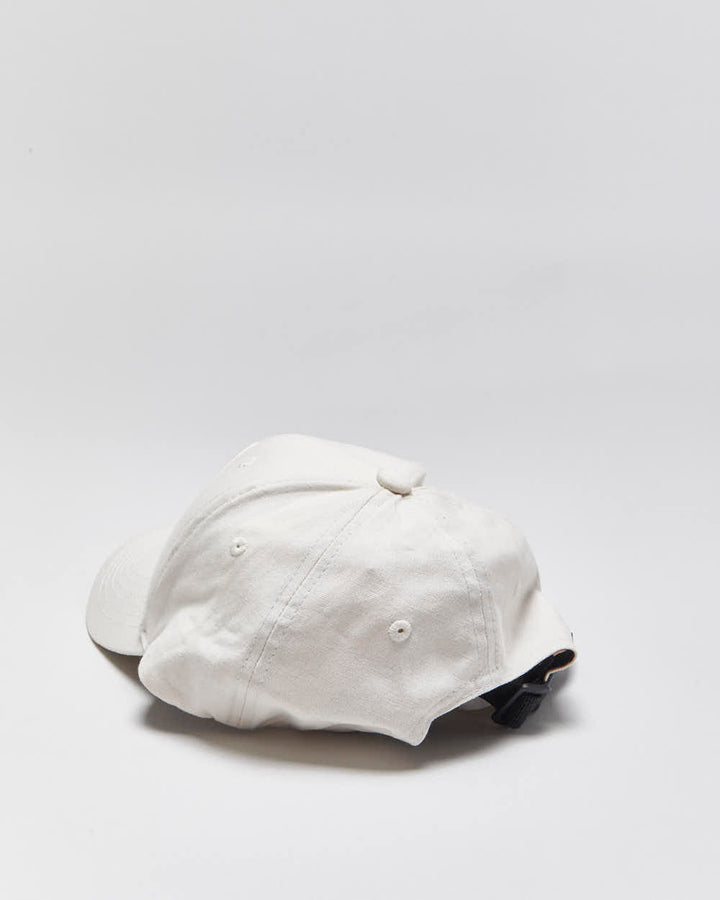 Stone Island Cream Embroidered Adjustable Baseball Cap - L
