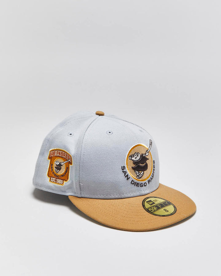 Vintage New Era San Diego Padres Cooperstown Collection 59FIFTY Fiited Baseball Cap - 8