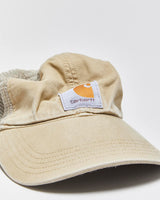 Vintage Carhartt Des Tan Snapback Trucker Cap - OS