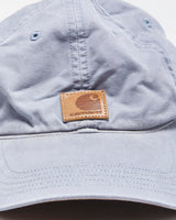 Vintage Carhartt Daphne Blue Canvas Velcro Baseball Cap - OS