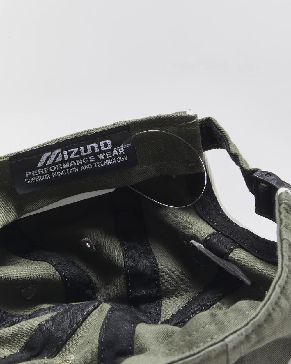 Vintage 1990s Mizuno Performance Khaki Cotton Baseball Cap - OS