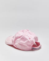Vintage Y2K 00s Chevrolet Baby Pink HotRod Plus Velcro Baseball Cap - OS