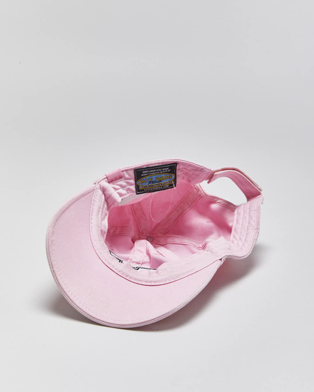 Vintage Y2K 00s Chevrolet Baby Pink HotRod Plus Velcro Baseball Cap - OS