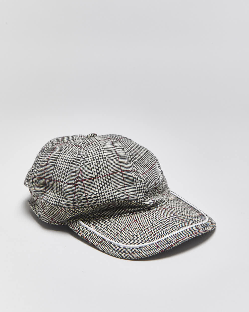 Vintage Y2K 00s Penguin Silk Lined Wool Tweed Cap - M