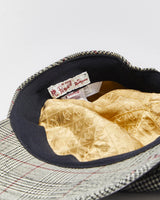 Vintage Y2K 00s Penguin Silk Lined Wool Tweed Cap - M