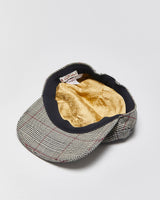 Vintage Y2K 00s Penguin Silk Lined Wool Tweed Cap - M