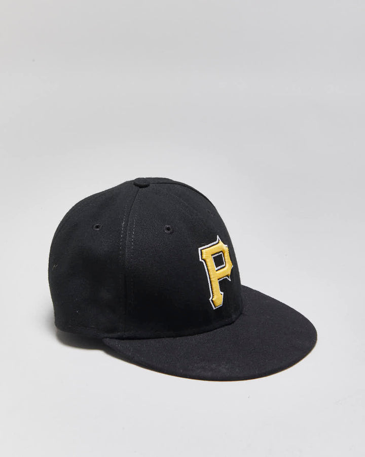 Vintage New Era 59Fifty Pittsburgh Pirates MLB Made In USA Fitted Baseball Cap - 7 1/4