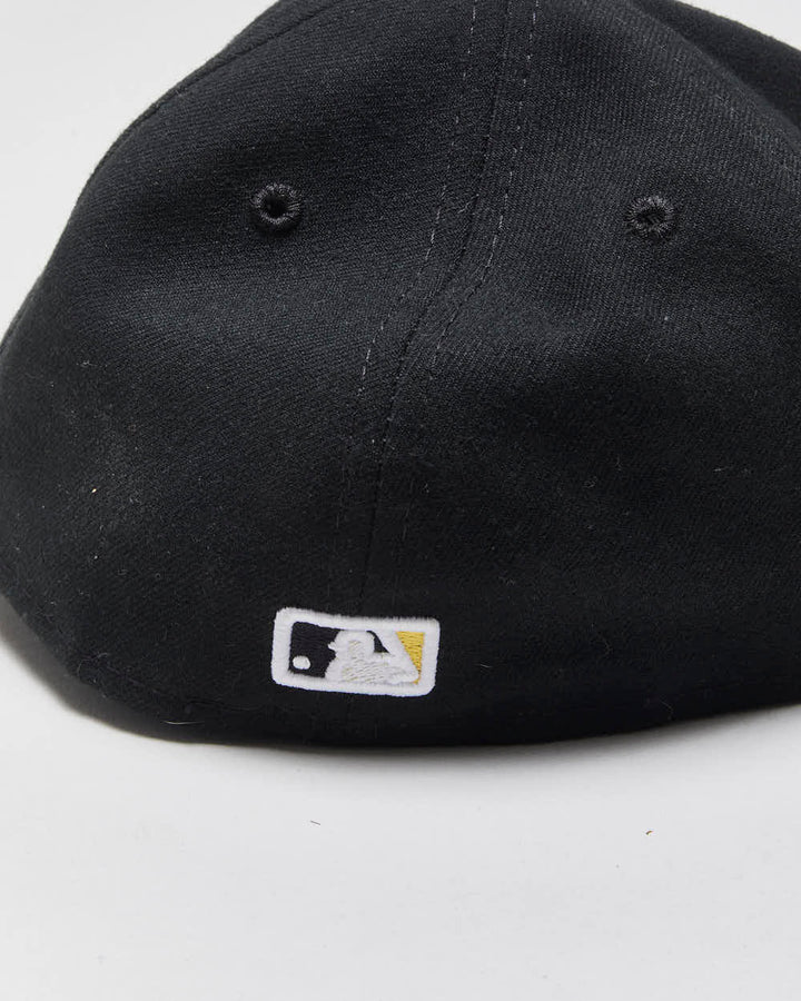 Vintage New Era 59Fifty Pittsburgh Pirates MLB Made In USA Fitted Baseball Cap - 7 1/4