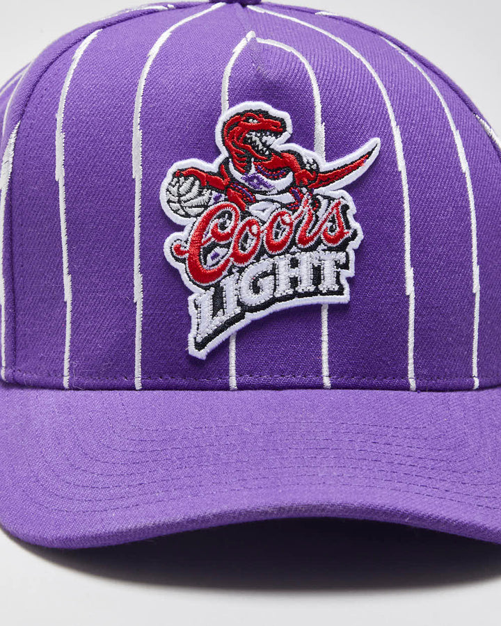 Mitchell & Ness Toronto Raptors Coors Light NBA Striped Snapback - OS