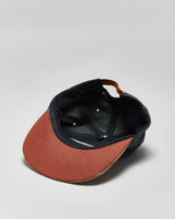 Vintage 1990s Aston Martin Racing Green Suede Leather Strap Baseball Cap - M