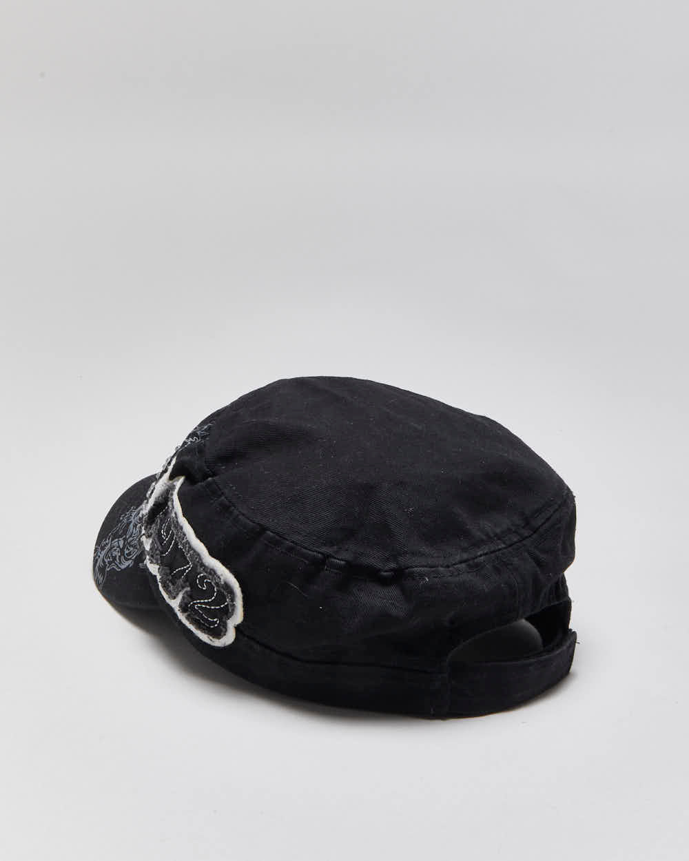 Vintage Y2K 00s Last For One Embellished Army Cap - OS
