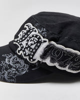 Vintage Y2K 00s Last For One Embellished Army Cap - OS