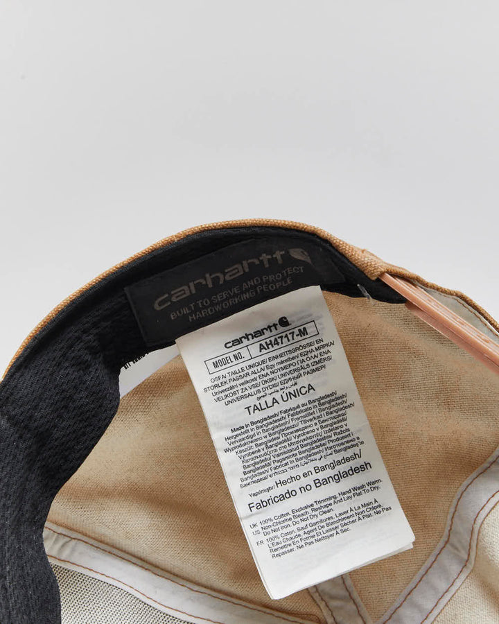 Vintage Carhartt Canvas Tan Outdoor Snapback - OS