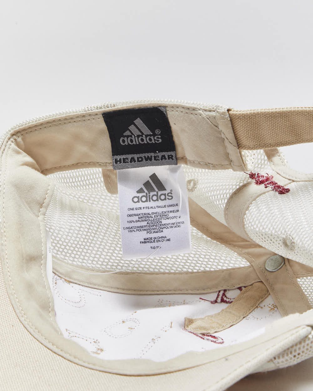 Vintage Y2K 00s Adidas Embroidered Patchwork Trucker Hat - OS