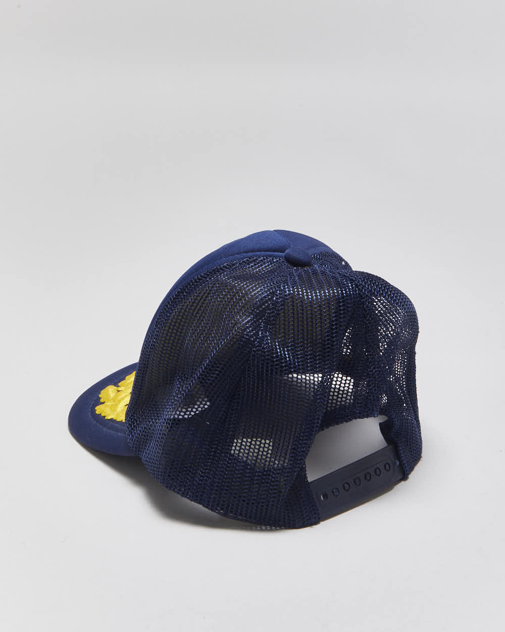 Vintage 1990s Custom Crushing AJM Headwear Flatbill Trucker Hat - OS
