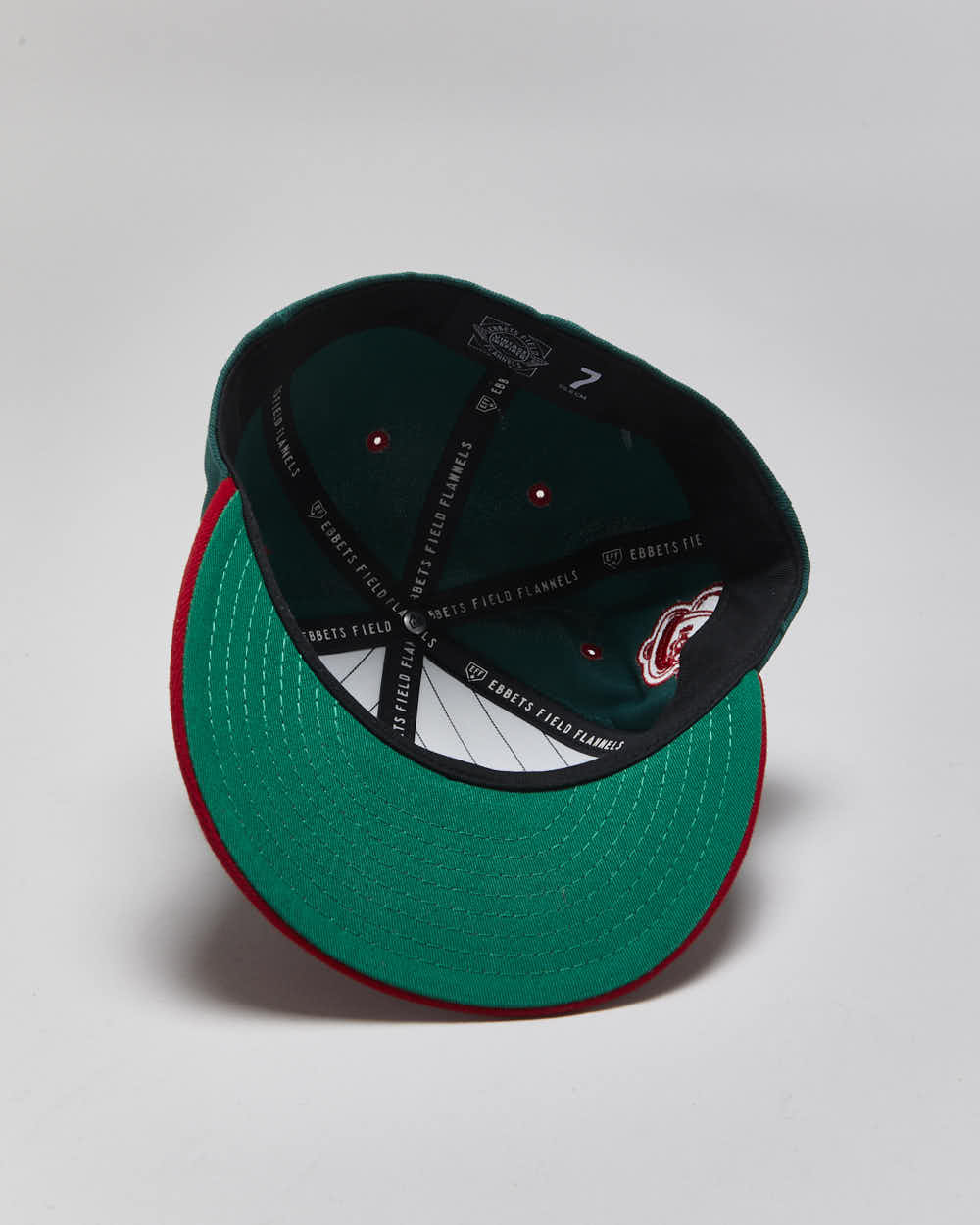 DS Vintage Oakland Oaks EFF DNA Ebbets Field Flannel's Fitted Baseball Cap - 7 / 55.8cm