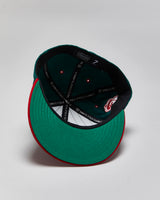 DS Vintage Oakland Oaks EFF DNA Ebbets Field Flannel's Fitted Baseball Cap - 7 / 55.8cm
