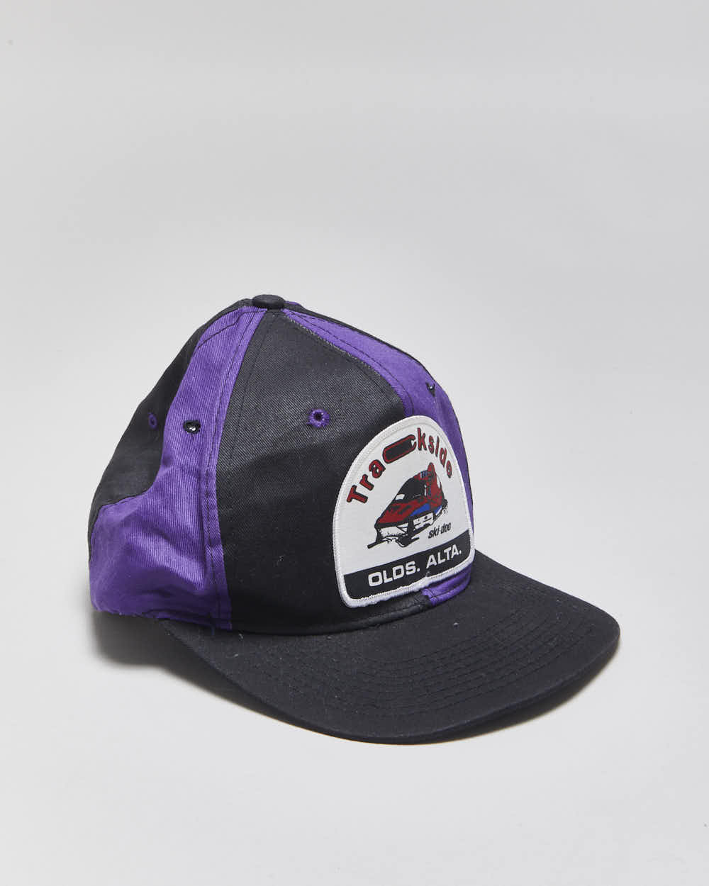 Vintage 1990s Ski-Doo Trackside Two-Tone Flat Bill Snapback - OS