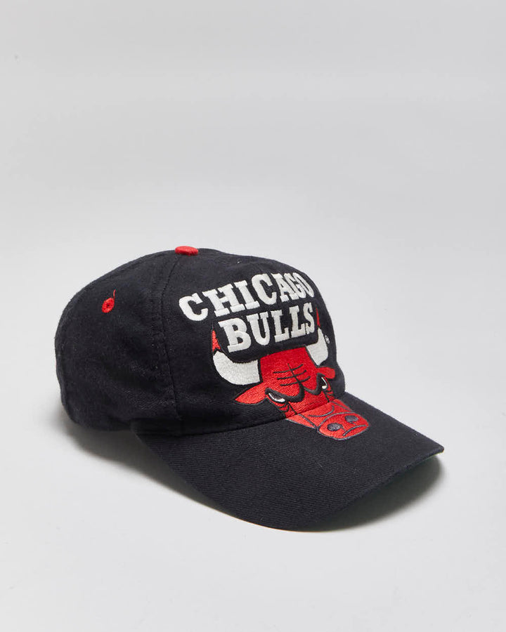 Vintage 1990s Chicago Bulls Official NBA Wool Blend Snapback - OS