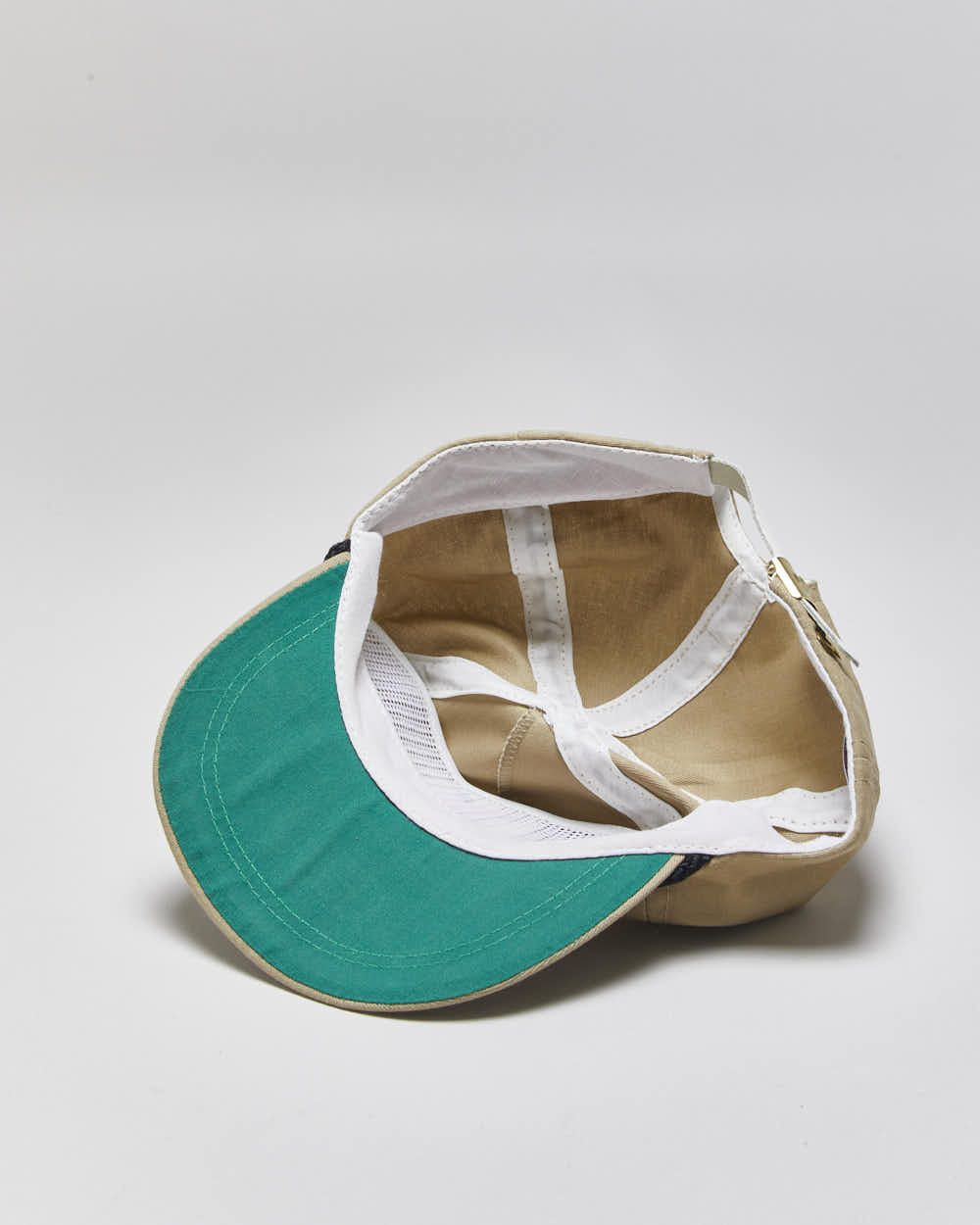 DS Vintage 1990s Masters Golf Camp Imperial Headwear Made In USA Leather Strap Cap - OS