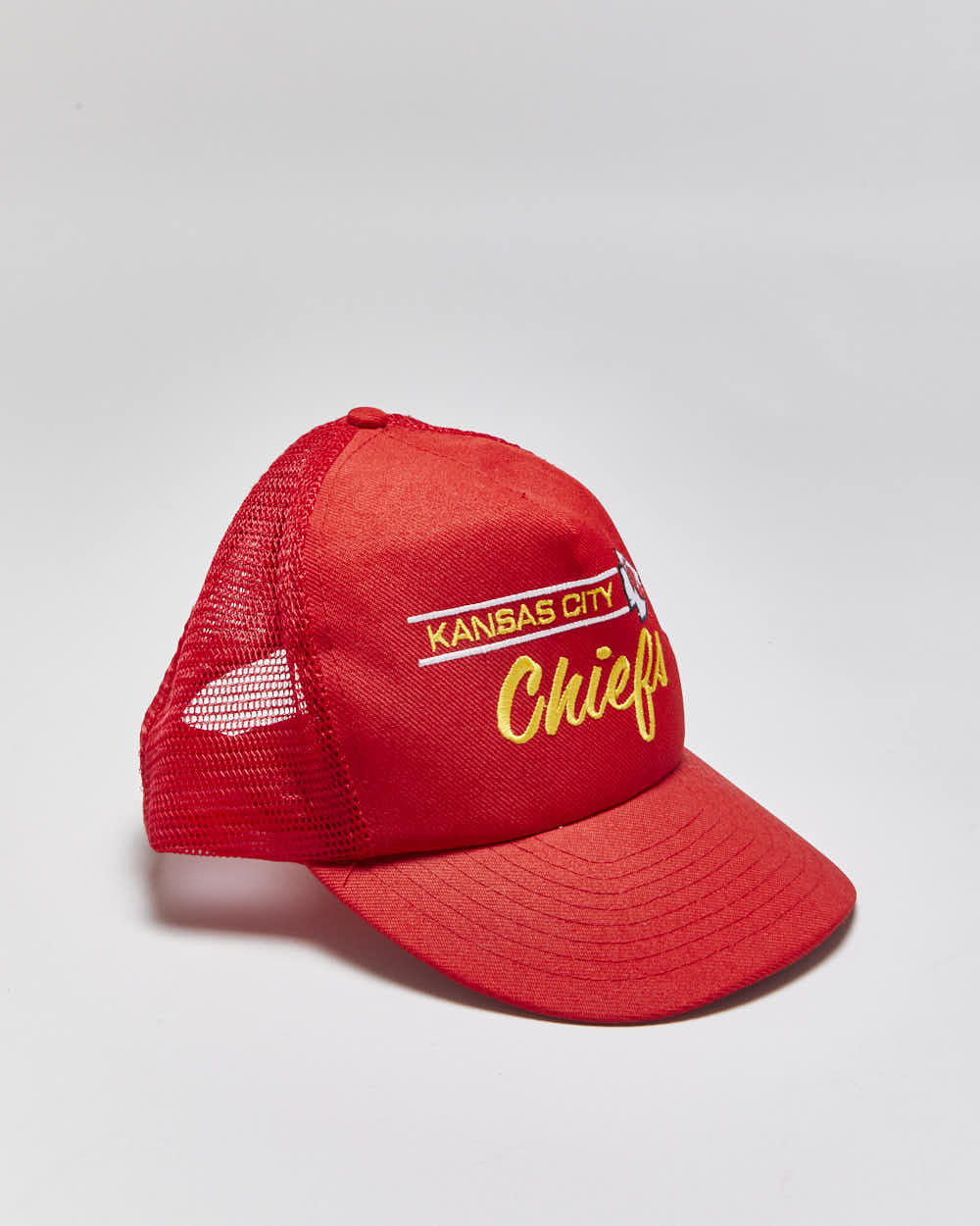 DS Vintage 1980s Kansas City Chiefs Annco NFL Pro Model Trucker Hat - OS