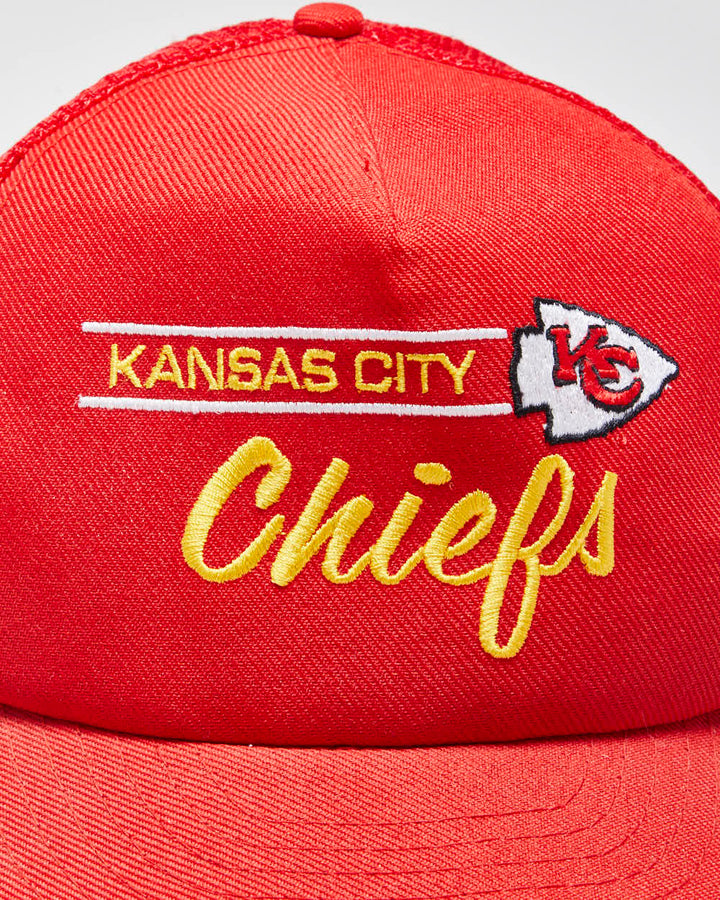 DS Vintage 1980s Kansas City Chiefs Annco NFL Pro Model Trucker Hat - OS