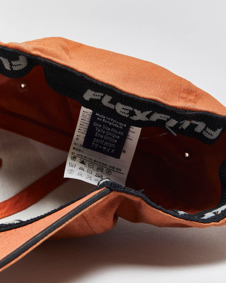 Vintage Arc'teryx Burnt Orange Embroidered Bird FlexFit Baseball Cap - OS