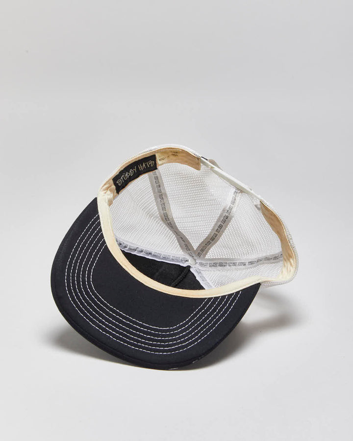 Vintage Y2K 00s Stussy "Built For The Long Haul" Flat Bill Trucker Hat - OS