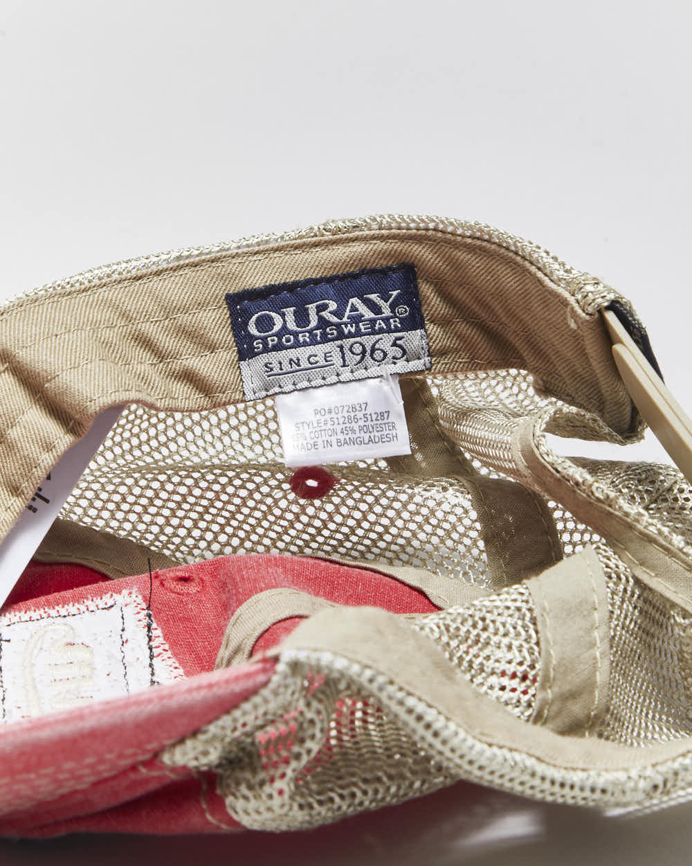 Vintage Y2K 00s Ouray Workwear Patch Trucker Cap - OS