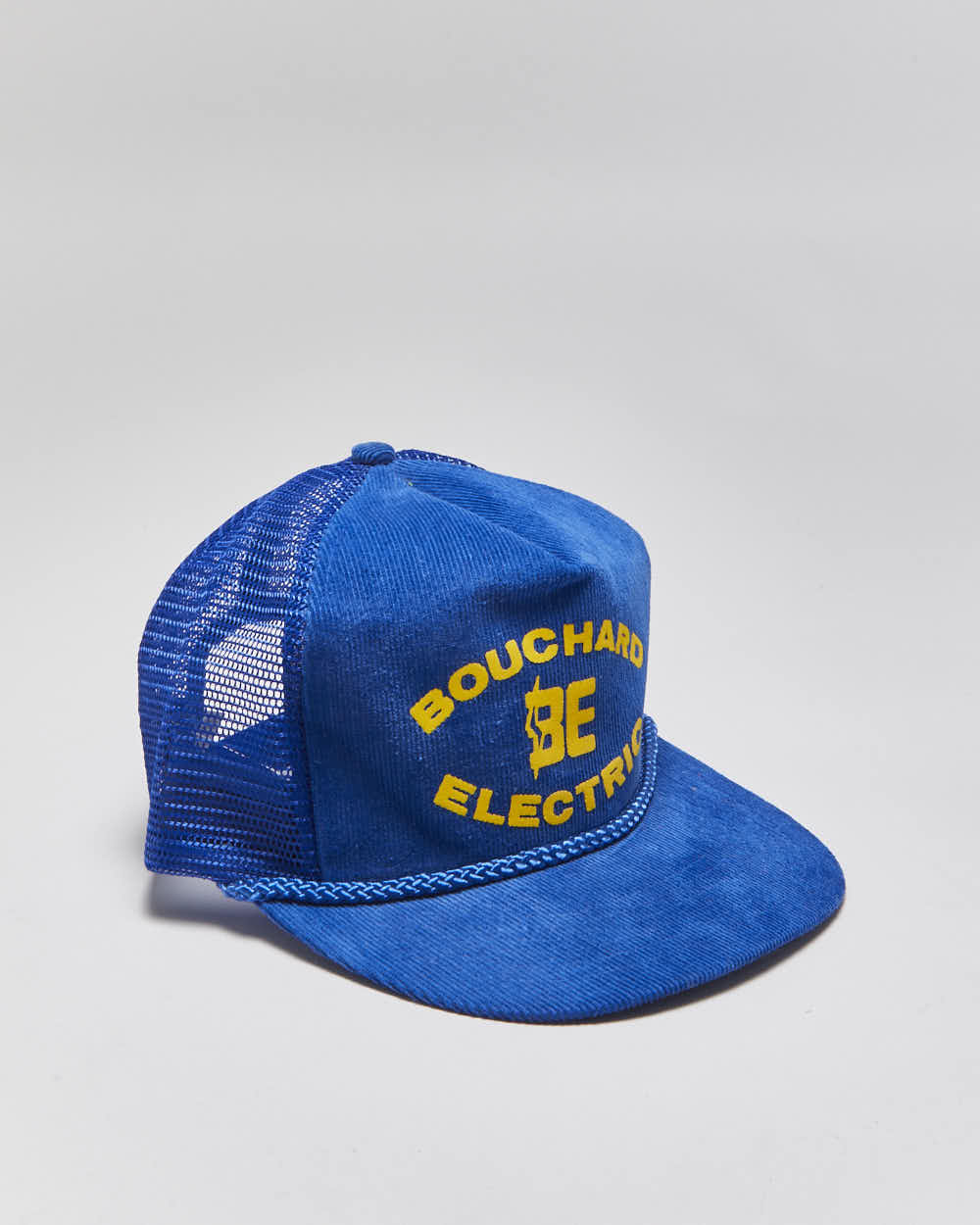 DS Vintage 1980s AJM Headline Flat Bill Trucker Hat - OS