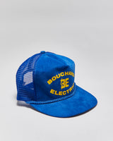 DS Vintage 1980s AJM Headline Flat Bill Trucker Hat - OS