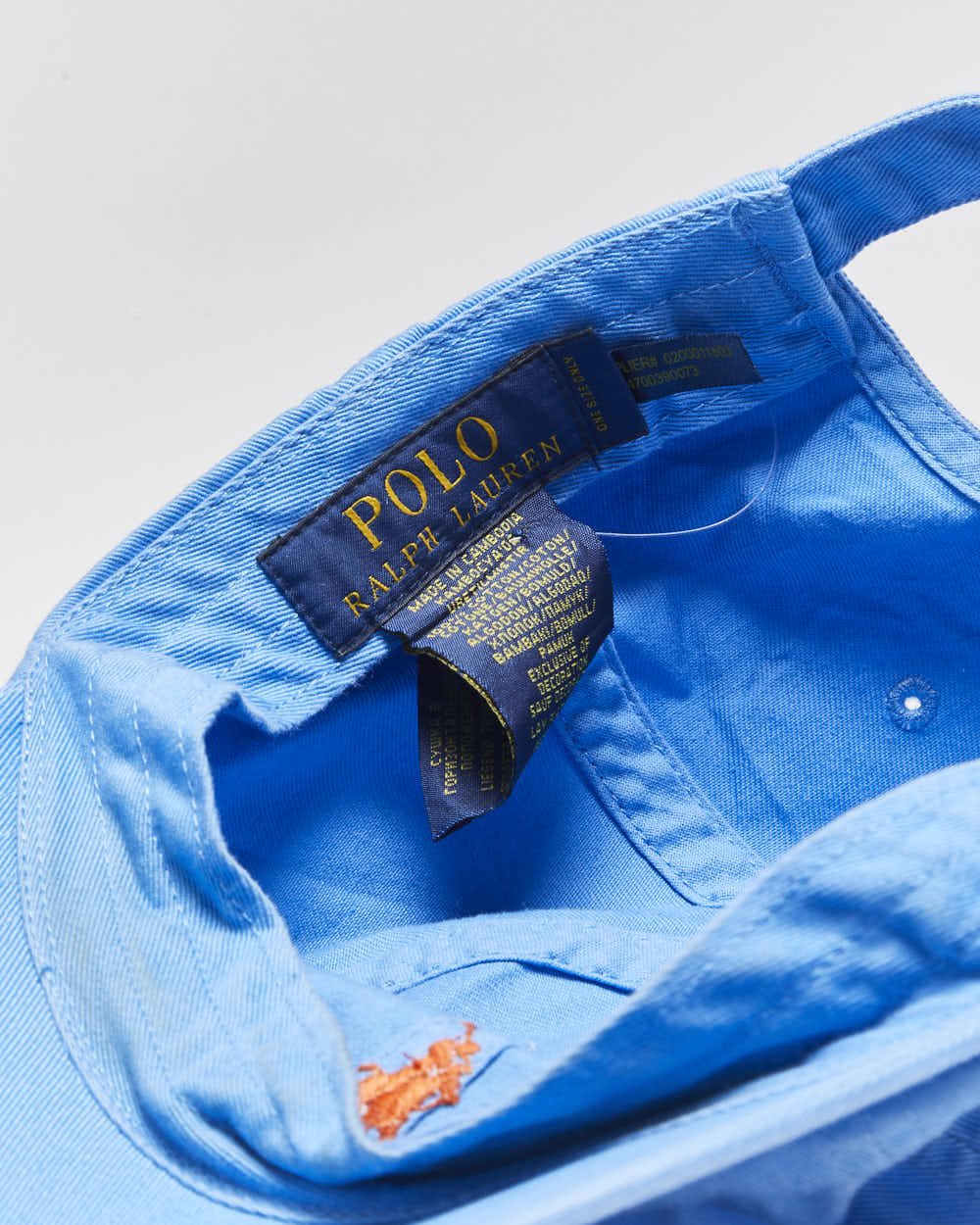 Vintage Polo Ralph Lauren Signature Pony Canvas Baseball Cap - OS