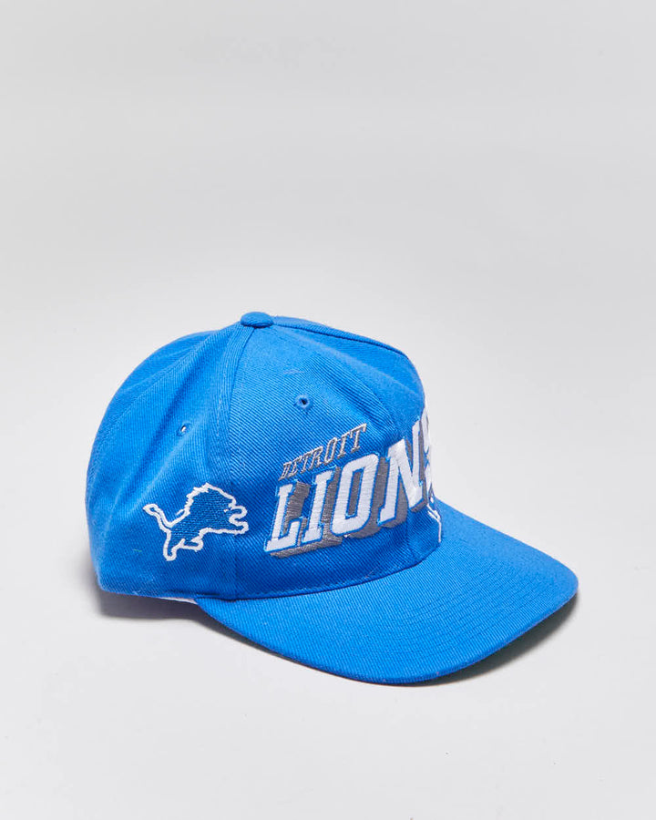 Vintage Y2K 00s Detroit Lions NFL Pro Line Sports Specialties Shadow Wool Blend Snapback - OS