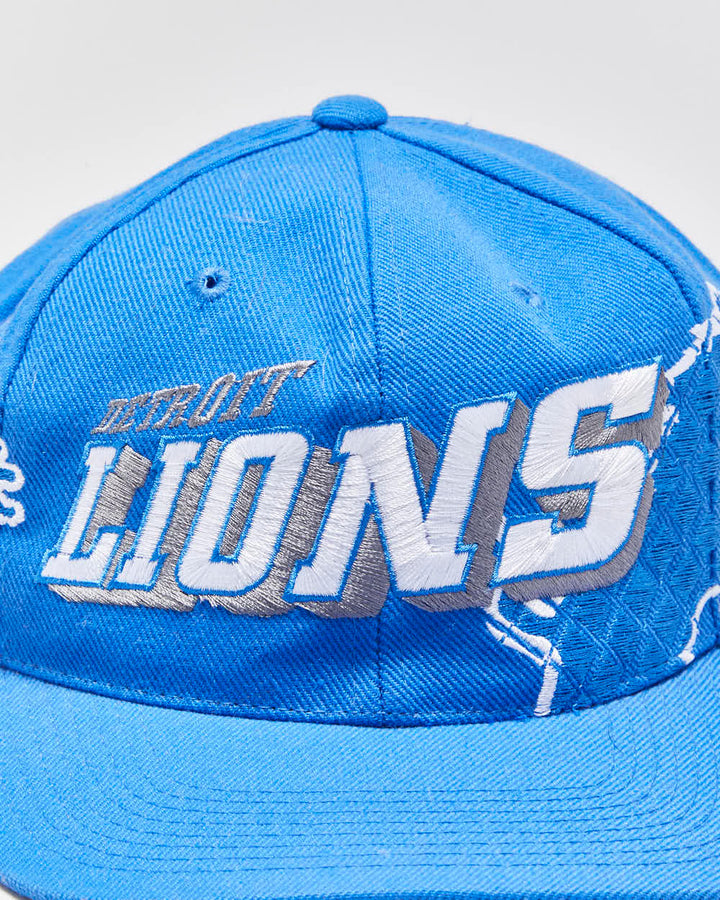 Vintage Y2K 00s Detroit Lions NFL Pro Line Sports Specialties Shadow Wool Blend Snapback - OS