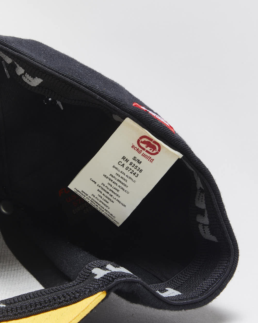 Vintage Y2K 00s Ecko UNLTD Wool Blend FlexFit Baseball Cap - S/M
