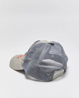 Vintage Y2K 00s Ed Hardy Christian Audiger Embroidered Denim Trucker Hat - OS