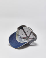 Vintage Y2K 00s Ed Hardy Christian Audiger Embroidered Denim Trucker Hat - OS