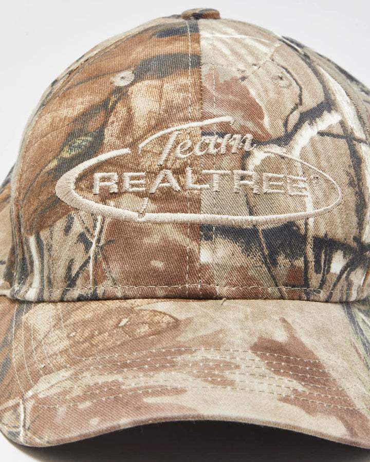 Vintage Y2K 00s Realtree Camo Team Velcro Baseball Cap - OS