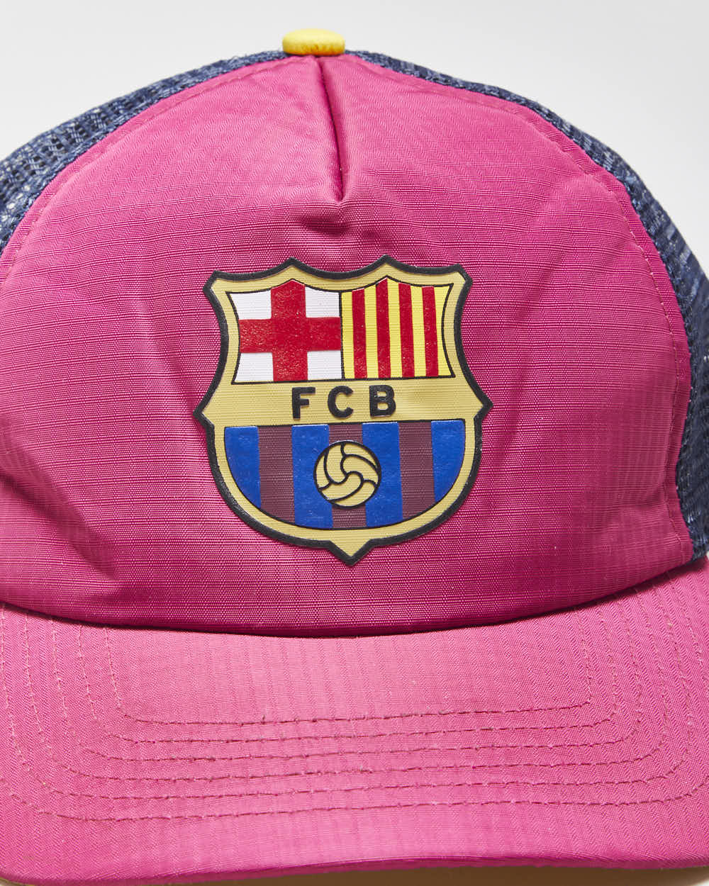 Vintage Barcelona FC X Fan Ink Authentic Football Collection Trucker Hat - OS