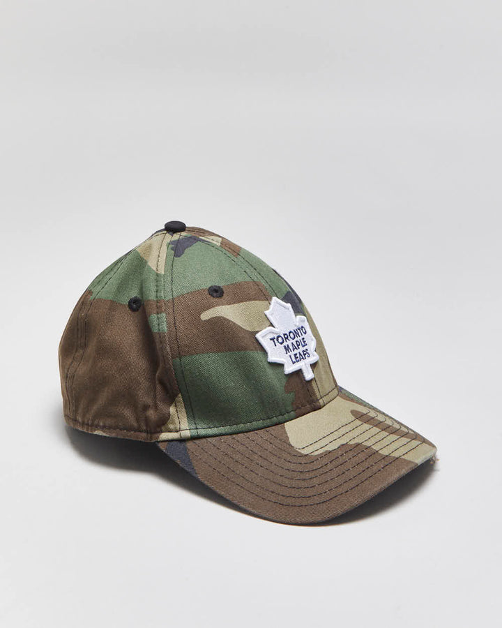 Vintage New Era 9Forty Toronto Maple Leafs NHL Woodland Camo Snapback - OS