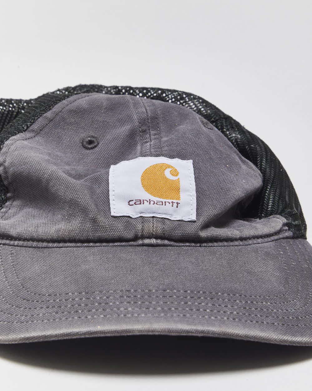 Vintage Carhartt Buffalo Canvas Trucker Hat - OS
